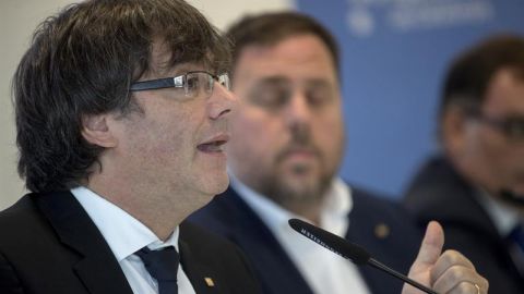  El presidente de la Generalitat, Carles Puigdemont