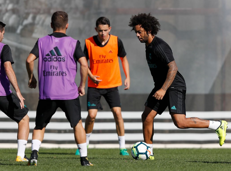 Marcelo se incorpora a los entrenamientos del Real Madrid tras su jornada internacional con Brasil Marcelo se incorpora a los entrenamientos del Real Madrid tras su jornada internacional con Brasil