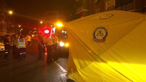 Dispositivo de Emergencias en el madrile&ntilde;o barrio de Usera