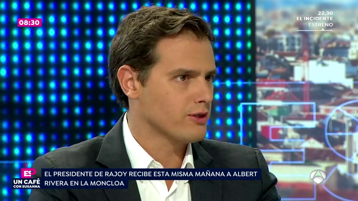 Albert Rivera: "El Parlament de Cataluña está siendo secuestrado por una especie de gestoría de Puigdemont" Albert Rivera: "El Parlament de Cataluña está siendo secuestrado por una especie de gestoría de Puigdemont"