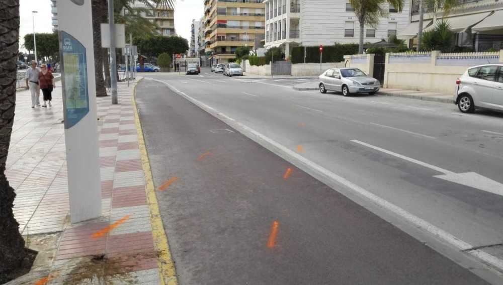 Zona de la avenida Santiago Bernabéu de Santa Pola en la que tuvo lugar el atropello mortal