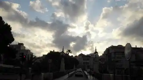 Cielo nuboso en Elche. Cielo nuboso en Elche.