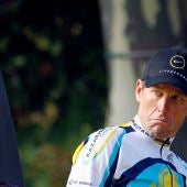 Lance Armstrong y Contador en el Tour de 2009