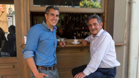 El l&iacute;der del PSOE c&aacute;ntabro se re&uacute;ne con el presidente c&aacute;ntabro