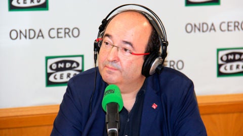 Miquel Iceta durante una entrevista en Onda Cero