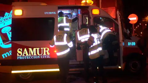 Miembros del Samur en una imagen de archivo Miembros del Samur en una imagen de archivo