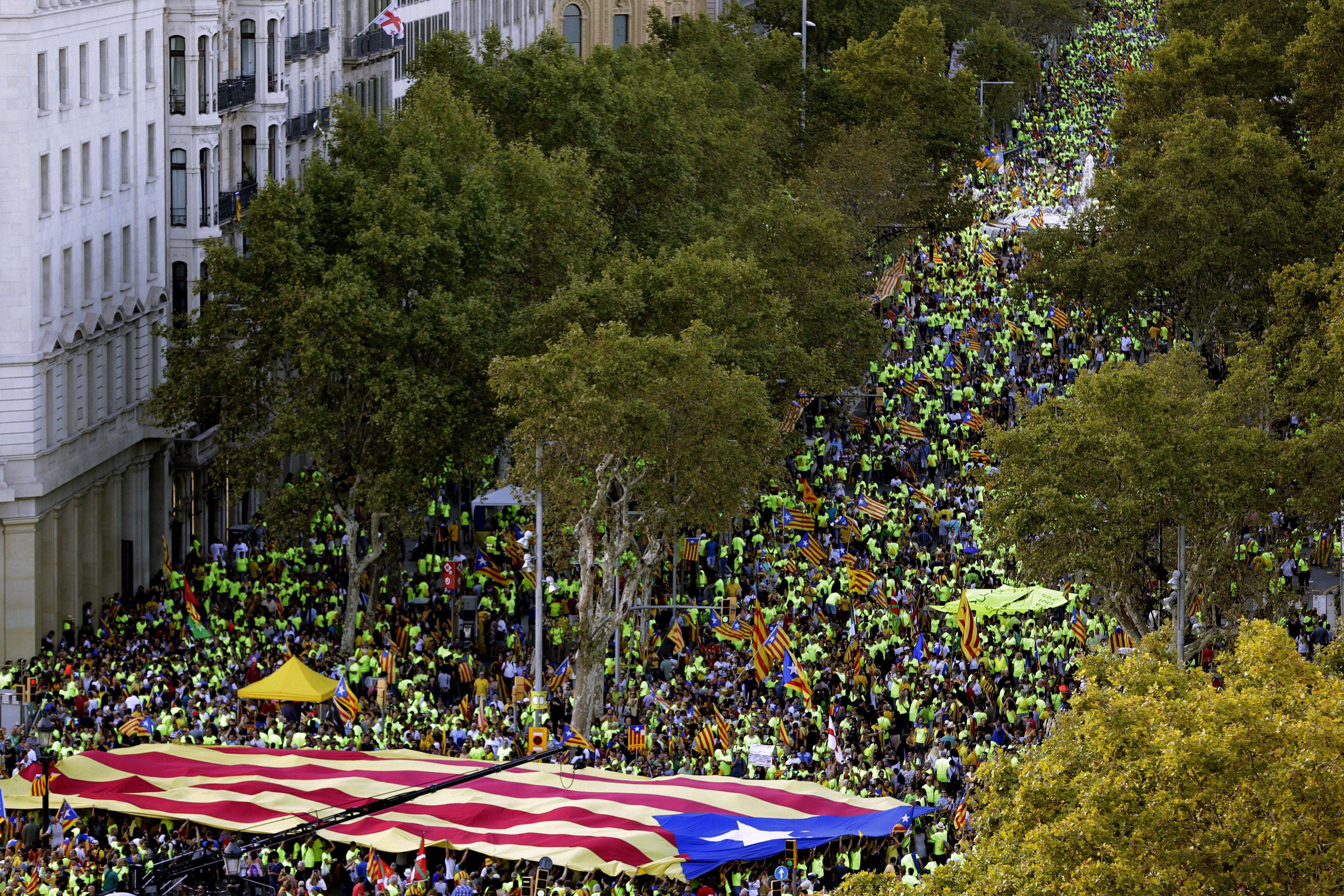 La Delegación del Gobierno cifra en 350.000 los asistentes a manifestación Diada La Delegación del Gobierno cifra en 350.000 los asistentes a manifestación Diada