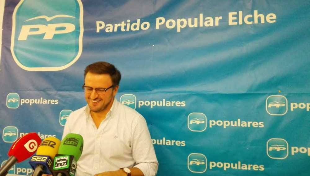 Pablo Ruz, presidente del PP de Elche