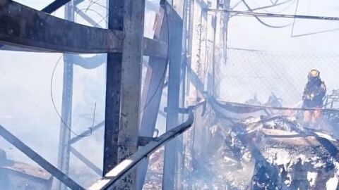 INCENDIO EN ELCHE