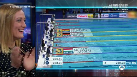 Mireia Belmonte rememora su oro mundial en 200 mariposa: "Los &uacute;ltimos metros son ag&oacute;nicos"