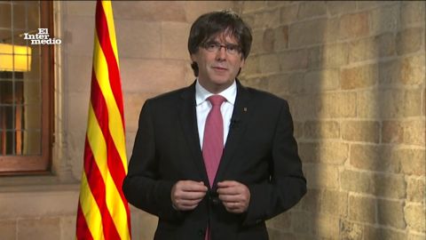 Carles Puigdemont en El Intermedio
