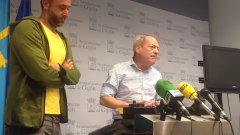 David Alonso (XSP) y Aurelio Martín (IU) Valoraciones del PGO de Gijón