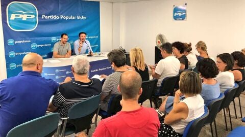 Reuni&oacute;n del Comit&eacute; de Direcci&oacute;n del PP de Elche