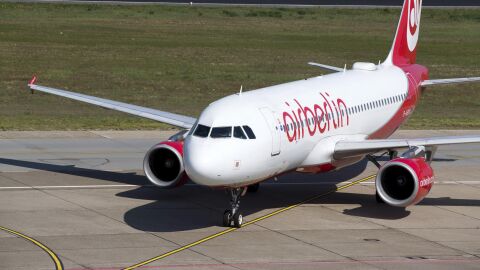 Un avi&oacute;n de la compa&ntilde;&iacute;a 'Air Berlin'
