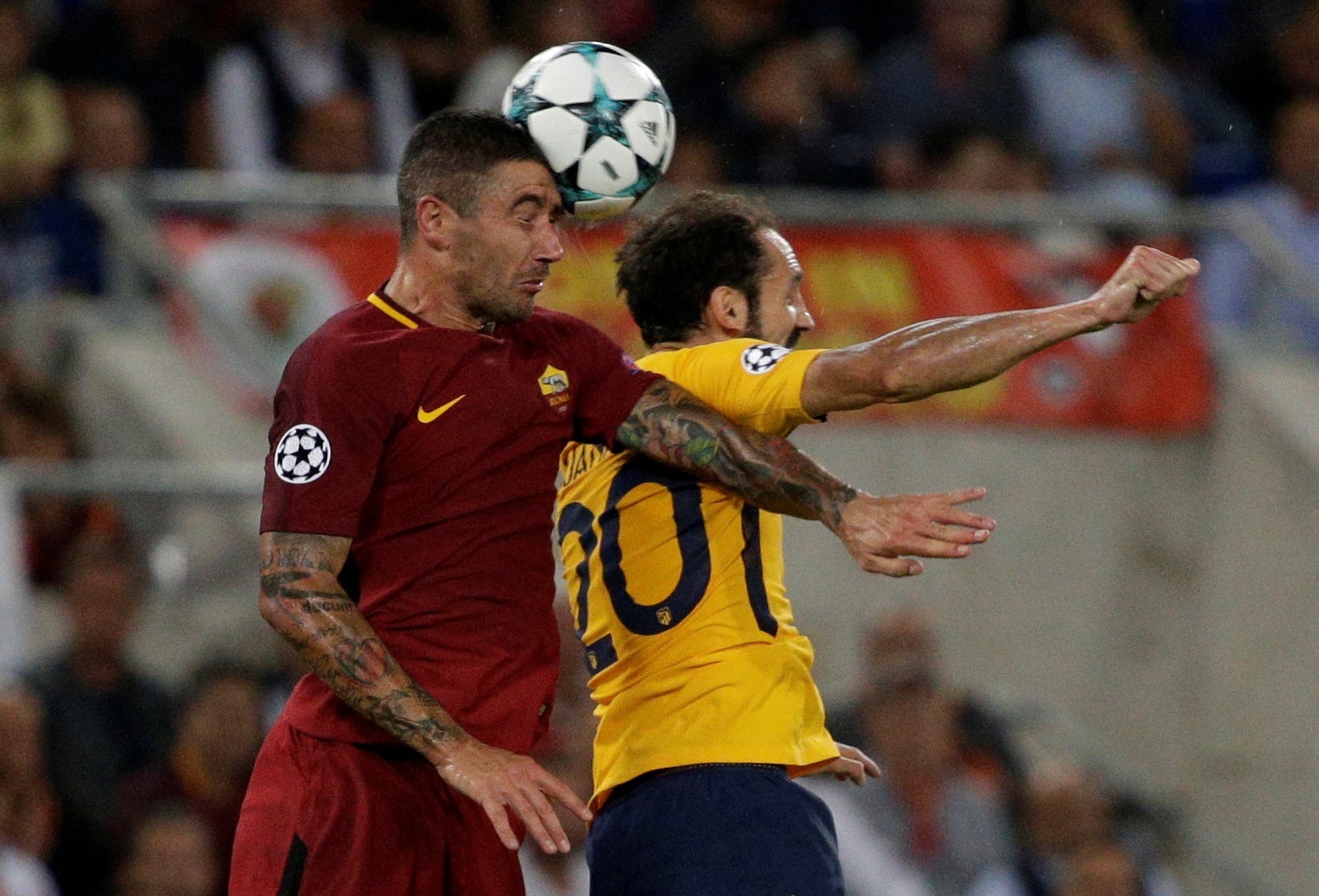 Un Atlético de Madrid sin gol se deja dos puntos en Roma Un Atlético de Madrid sin gol se deja dos puntos en Roma