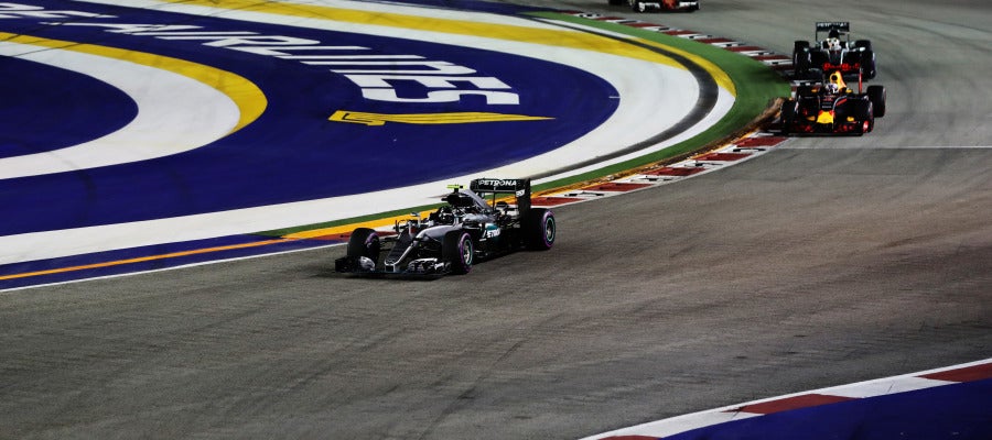 Imagen de la carrera del GP de Singapur de 2016 Imagen de la carrera del GP de Singapur de 2016
