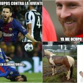 Los 'memes' del Barcelona-Juventus