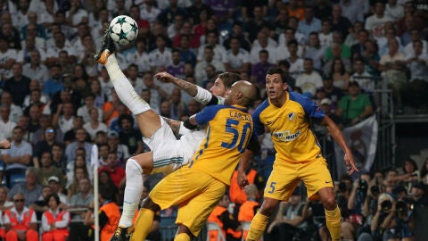 Chilena de Sergio Ramos ante el APOEL
