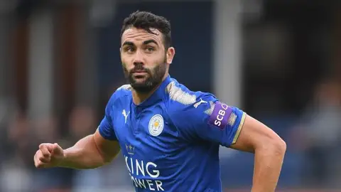 El jugador del Leicester City, Vicente Iborra. El jugador del Leicester City, Vicente Iborra.