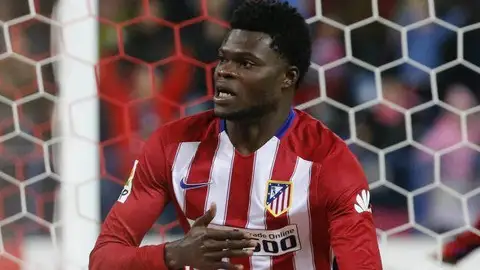 El jugador del Atlético, Thomas Partey. El jugador del Atlético, Thomas Partey.