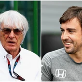 Bernie Ecclestone y Fernando Alonso Bernie Ecclestone y Fernando Alonso