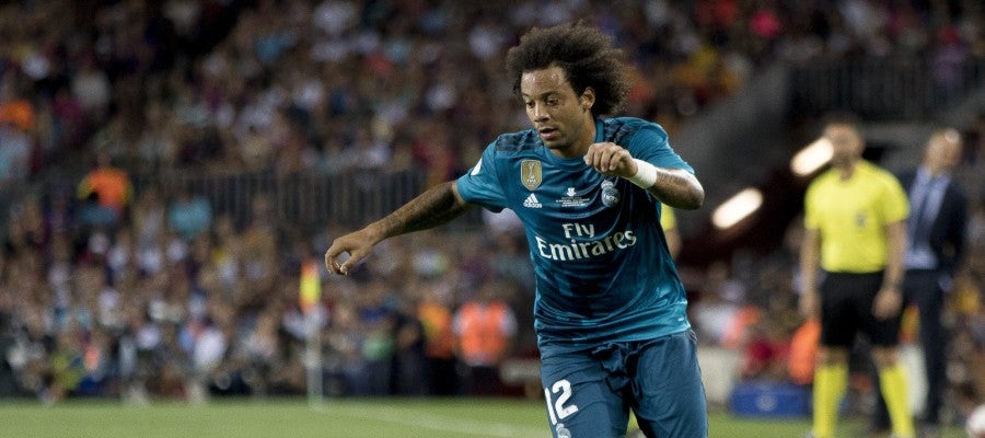 Marcelo, durante un partido con el Real Madrid Marcelo, durante un partido con el Real Madrid