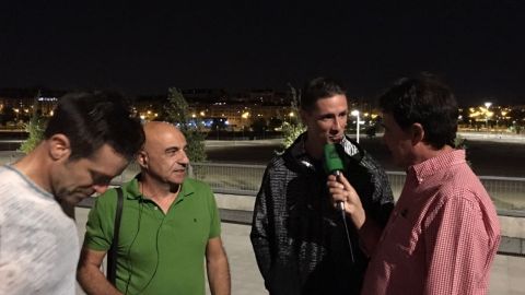 De la Morena con Torres y Solaz&aacute;bal.