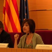 Eva Atares, portavoz de la Asociación Francisco de Vitoria