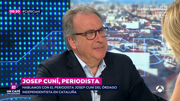 El periodista Josep Cuní: "La decisión de la Fiscalía da alas al independentismo" El periodista Josep Cuní: "La decisión de la Fiscalía da alas al independentismo"