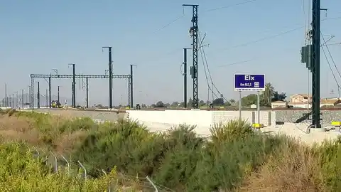 Llegada a la estación del AVE de Elche Llegada a la estación del AVE de Elche