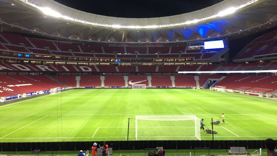 Imagen de todo el estadio Wanda Metropolitano.