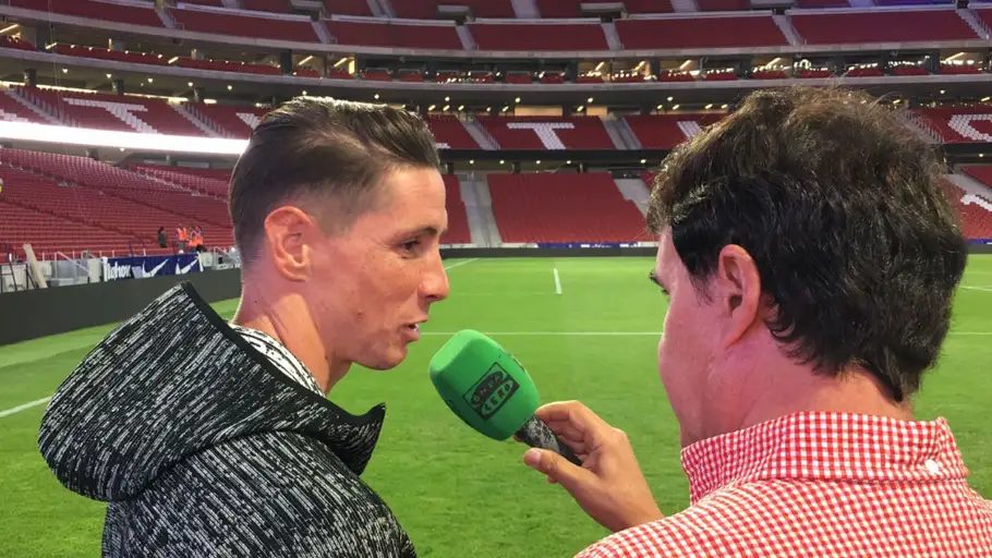 Fernando Torres en el nuevo Wanda Metropolitano. Fernando Torres en el nuevo Wanda Metropolitano.