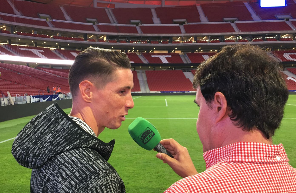 Fernando Torres: "Me gustaría que el primer gol en el Wanda lo marcase un canterano del Atlético" Fernando Torres: "Me gustaría que el primer gol en el Wanda lo marcase un canterano del Atlético"