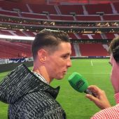 Fernando Torres en el nuevo Wanda Metropolitano.