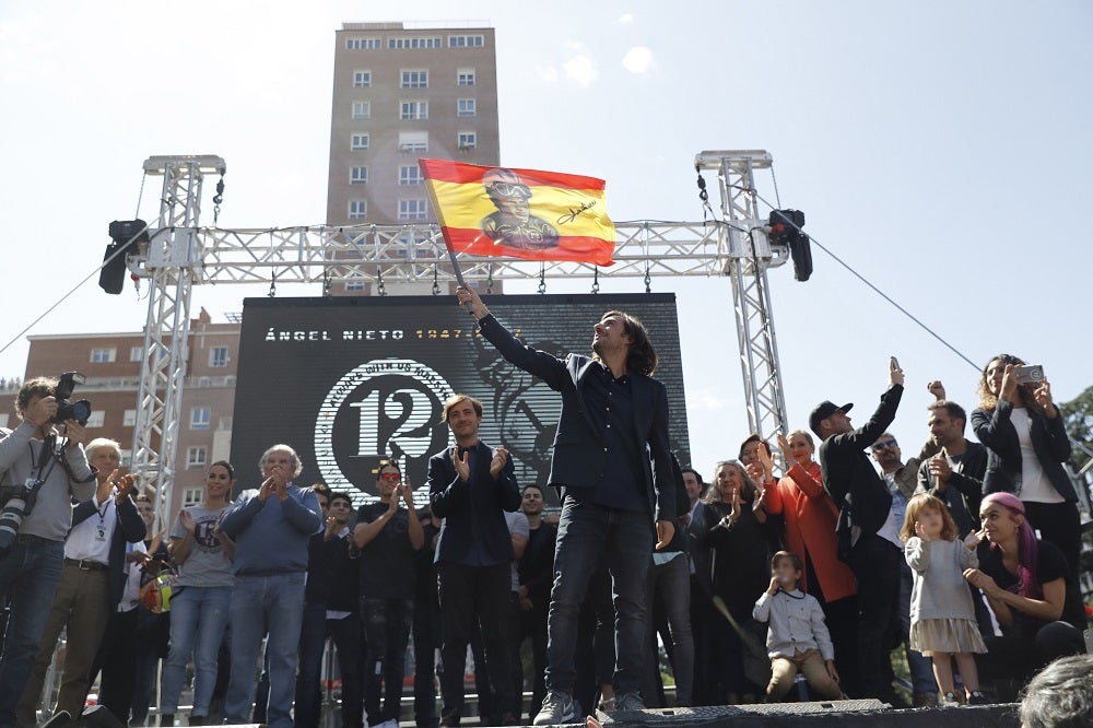 Así ha sido el multitudinario homenaje a Ángel Nieto en Madrid Así ha sido el multitudinario homenaje a Ángel Nieto en Madrid