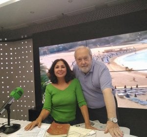 Isabel Gemio con Fernando Salaverri. Isabel Gemio con Fernando Salaverri.
