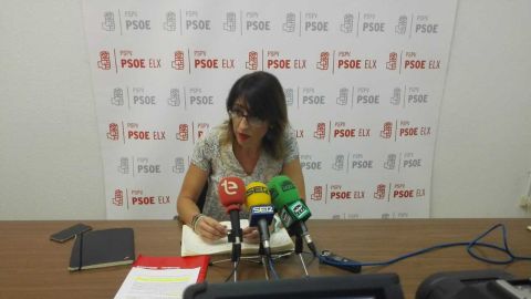 Patricia Maci&aacute;, portavoz de la Junta de Gobierno Local y del Grupo Municipal del PSOE en el Ayuntamiento de Elche