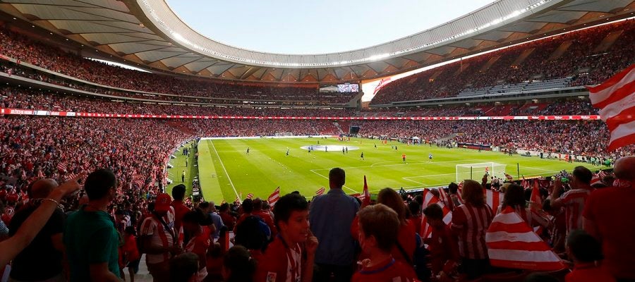 El Wanda Metropolitano, a rebosar en el día de su estreno El Wanda Metropolitano, a rebosar en el día de su estreno