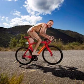 Chris Froome, en su bicicleta Chris Froome, en su bicicleta