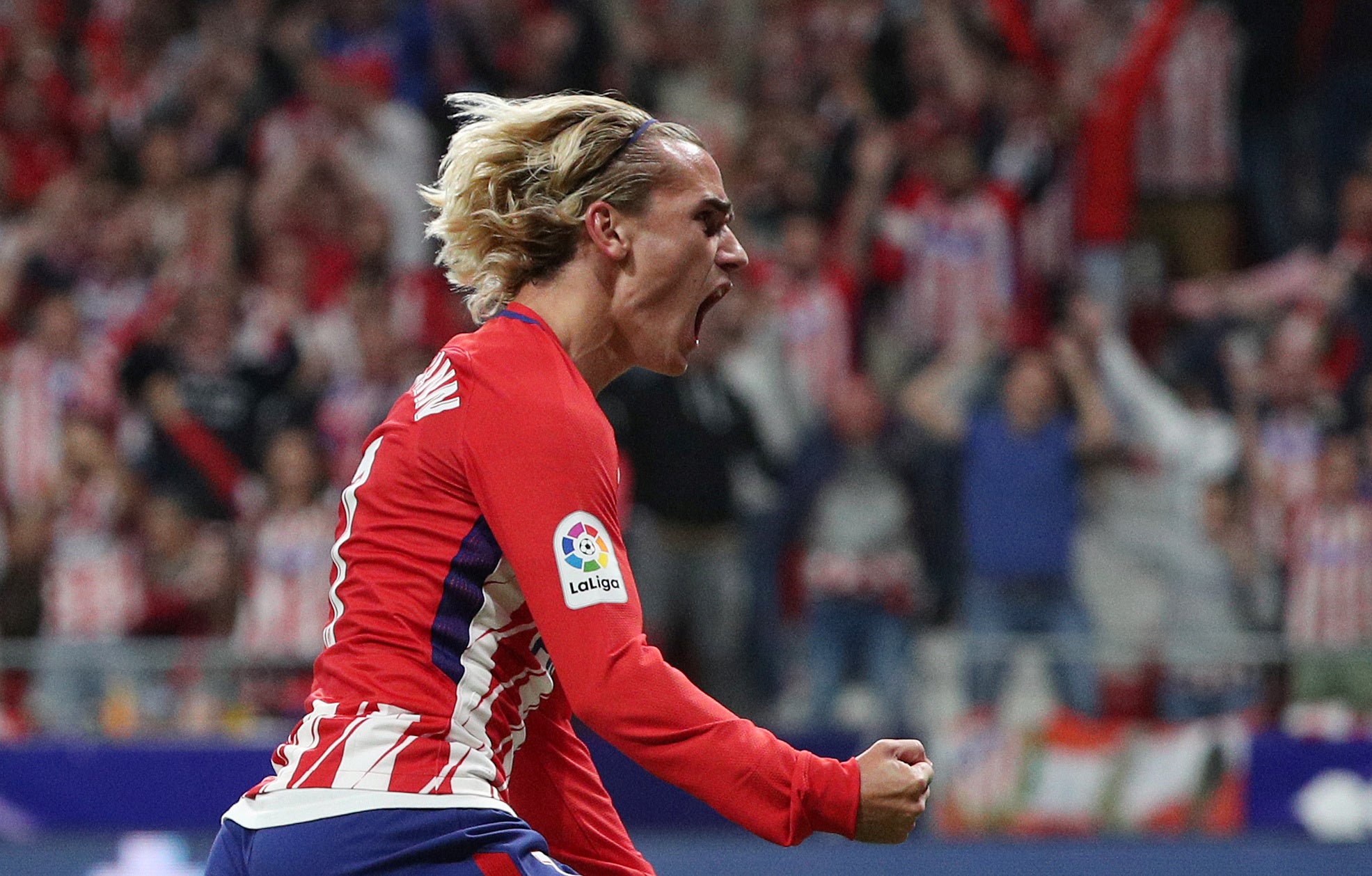 Griezmann marca el primer gol de la historia en el Wanda Metropolitano Griezmann marca el primer gol de la historia en el Wanda Metropolitano