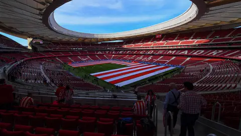 El Wanda Metropolitano, a pocos minutos de su estreno oficial El Wanda Metropolitano, a pocos minutos de su estreno oficial