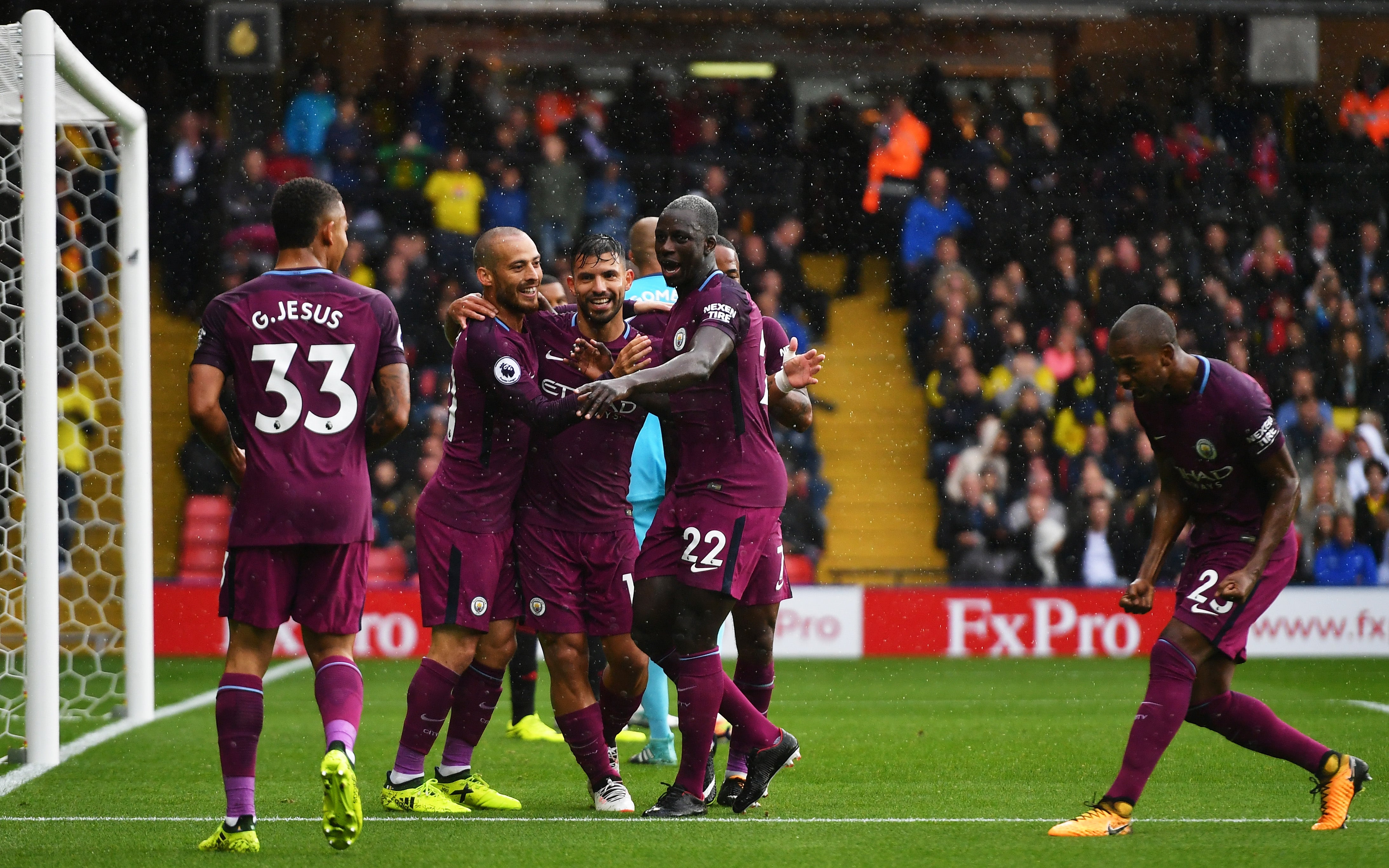 El Manchester City de Guardiola se da un festín ante el Watford y sigue su racha triunfal El Manchester City de Guardiola se da un festín ante el Watford y sigue su racha triunfal