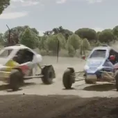 Carlos Sainz padre e hijo, compitiendo en una carrera Carlos Sainz padre e hijo, compitiendo en una carrera