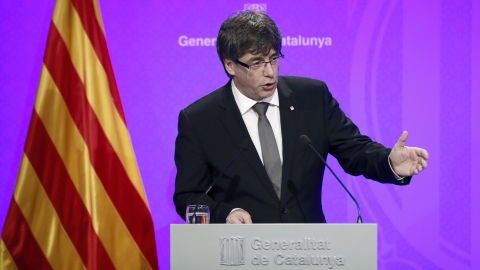 Carles Puigdemont, presidente de la Generalitat