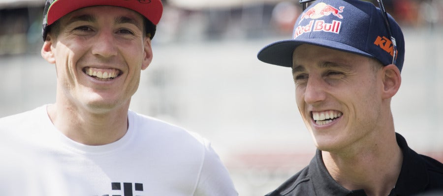 Aleix y Pol Espargaró en el GP de Catalunya Aleix y Pol Espargaró en el GP de Catalunya