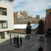 Vista desde el Ayuntamiento de Elche del Mercado Central de la ciudad