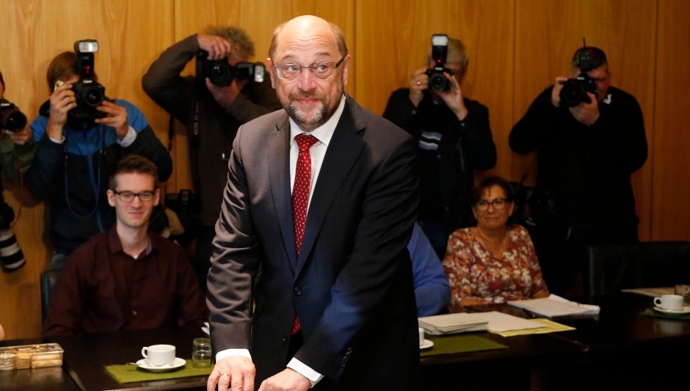 Martin Schulz votando