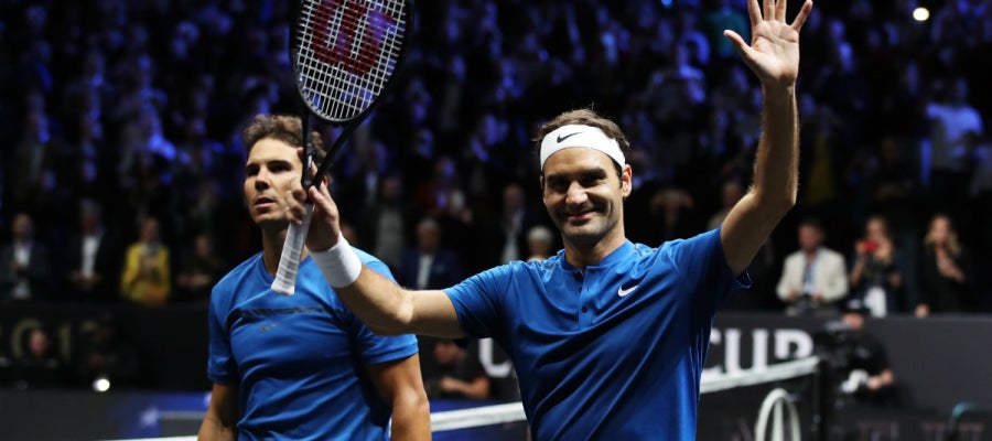 Federer, junto a Nadal Federer, junto a Nadal