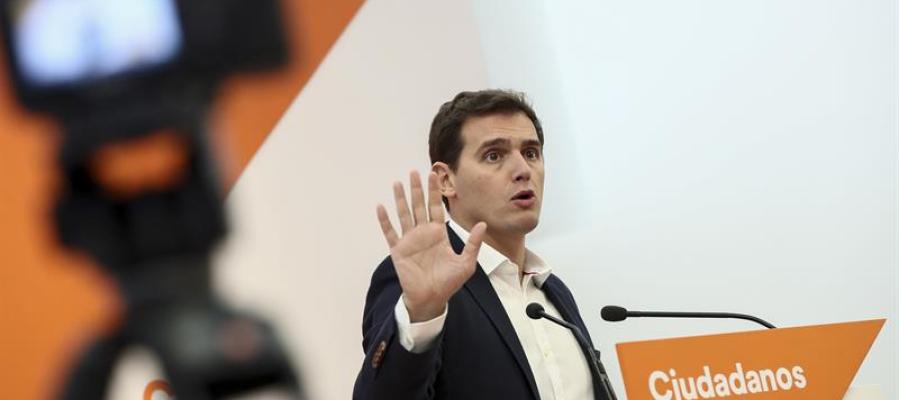 El líder de Ciudadanos, Albert Rivera El líder de Ciudadanos, Albert Rivera