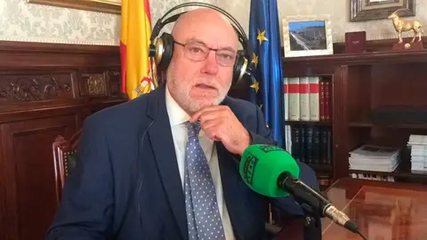 El fiscal general del Estado, José Manuel Maza, durante una entrevista en Onda Cero El fiscal general del Estado, José Manuel Maza, durante una entrevista en Onda Cero